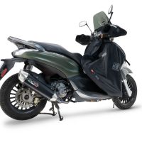 Scarico GPR compatibile con  Piaggio Beverly 300 I.E. ABS - S - Police  2016-2020, Furore-X Scooter, Scarico completo omologato,fornito con db killer estraibile e collettore