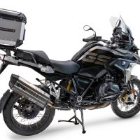 Top case GPR TECH compatible with  GPR TECH TOP CASE ALPI-TECH 35 LT. SILVER Bauletto top case in alluminio, colore argento con piastra specifica