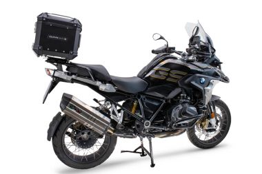 Top case GPR TECH compatible with  GPR TECH TOP CASE ALPI-TECH 35 LT. BLACK Bauletto top case in alluminio, colore nero con piastra specifica