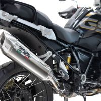 GPR escape compatível com  Bmw R 1250 Gs 2019-2020, Furore-X Acciaio Inox, Escape legal, homologado, silenciador com db killer removível e tubo de ligação específico 