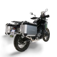 GPR TECH COMPATABILE CON Cf Moto 800 Mt Touring 2021/2024 e5 GPR TECH COPPIA DI VALIGIE LATERAL,I COLORE NERO, SERIE ALPI-TECH 38 LT. + 32 LT. CON TELAIO SPECIFICO 
