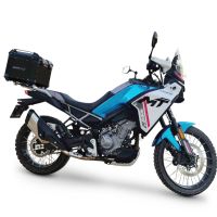 TOP CASE - BAULETTO GPR TECH COMPATABILE CON Cf Moto 450MT 2023/2025 Euro5 Plus GPR TECH BAULETTO TOP CASE ALPI-TECH 45 LT. COLORE NERO CON PIASTRA SPECIFICA 