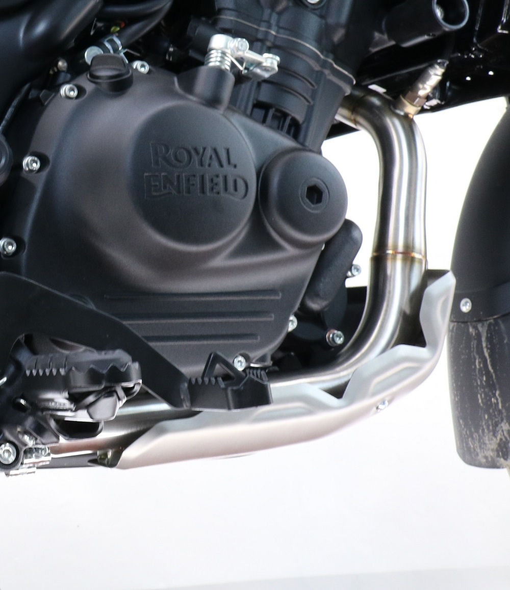 GPR pot echappement compatible avec  Royal Enfield Himalayan 450  2024-2025, Decatalizzatore, Suppresseur de cataliseu, décatalyseurr, article sans homologation 