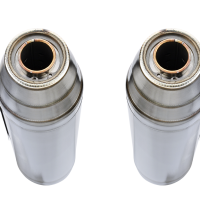 Scarico GPR compatibile con  Ducati 998 -R -FE  2001-2004, Deeptone Inox, Coppia di terminali di scarico omologati, forniti con db killer removibili e raccordi specifici