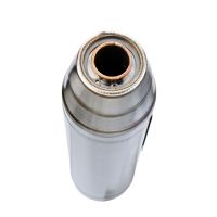 Scarico GPR compatibile con  Ktm Rc 390 2017-2020, Deeptone Inox, Terminale di scarico omologato, fornito con db killer estraibile, catalizzatore e raccordo specifico