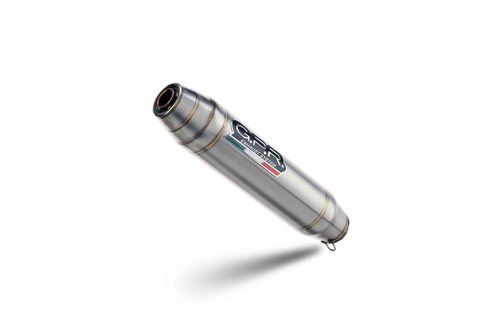 Scarico GPR compatibile con  Ktm Rc 390 2017-2020, Deeptone Inox, Terminale di scarico omologato, fornito con db killer estraibile, catalizzatore e raccordo specifico