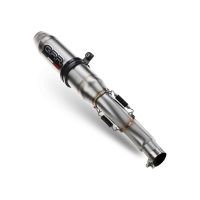 Scarico GPR compatibile con  Ktm Rc 390 2017-2020, Deeptone Inox, Terminale di scarico omologato, fornito con db killer estraibile, catalizzatore e raccordo specifico