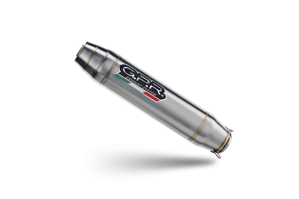 Scarico GPR compatibile con  Ktm Rc 390 2017-2020, Deeptone Inox, Terminale di scarico omologato, fornito con db killer estraibile, catalizzatore e raccordo specifico