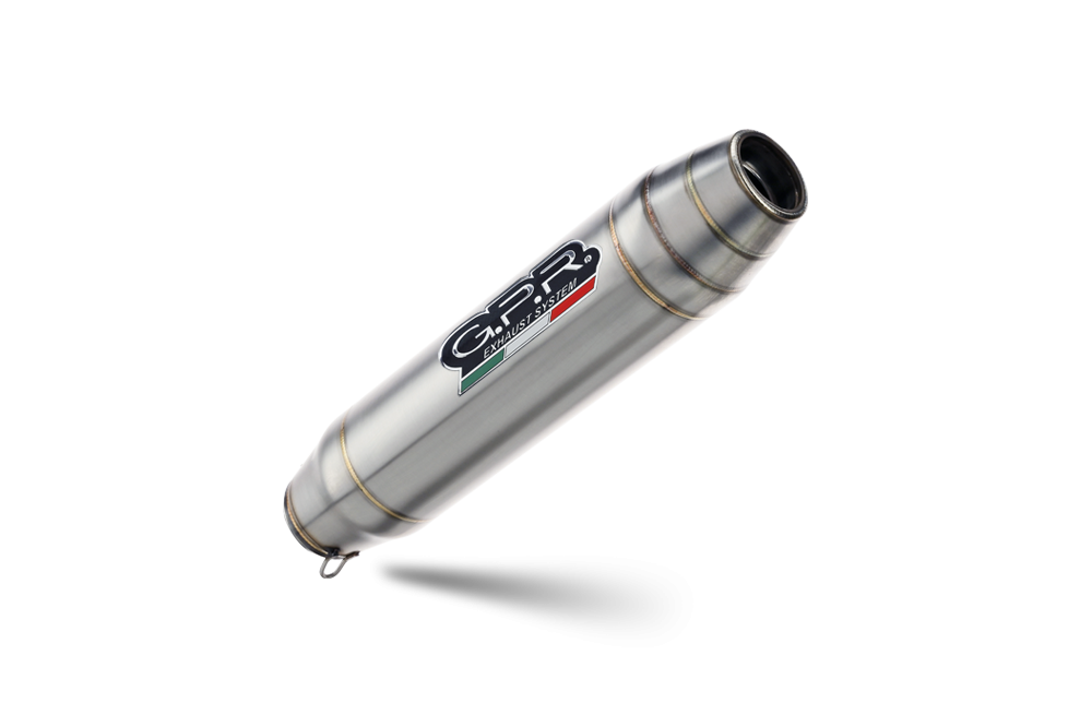 Scarico GPR compatibile con  F.B. Mondial Sport Classic 125 -Pagani 1948 2021-2023, Deeptone Inox, Scarico completo racing,fornito con collettore specifico, non legale per uso stradale