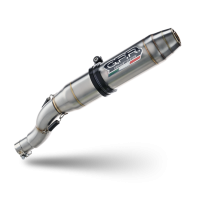 GPR exhaust compatible with  F.B. Mondial Hps 125 2018-2020, Deeptone Inox, Racing full system exhaust  