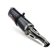 Scarico GPR compatibile con  Benelli Trk 502 2021-2024, Dual Poppy, Terminale di scarico omologato, fornito con db killer estraibile, catalizzatore e raccordo specifico