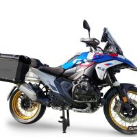 GPR TECH compatible with  GPR TECH Pair of side cases aluminum made, black color with specific pannier holder Pair of side cases aluminum made, black color with specific pannier holder Capacity 38 LT. + 38 LT.