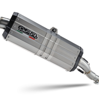 Scarico GPR compatibile con  Ktm LC 8 Super Adventure 1290  R 2021-2024, Sonic Titanium, Scarico completo omologato,fornito con db killer estraibile,catalizzatore e collettore