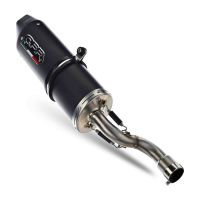 Scarico GPR compatibile con  Fantic Motor XEF 125 2025-2026, Furore Evo4 Nero, Terminale di scarico omologato,fornito con db killer estraibile,catalizzatore e collettore