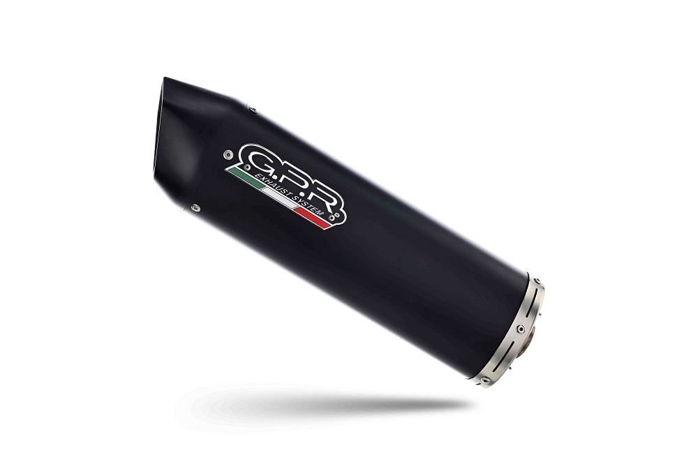 Scarico GPR compatibile con  Fantic Motor XEF 125 2025-2026, Furore Evo4 Nero, Terminale di scarico omologato,fornito con db killer estraibile,catalizzatore e collettore