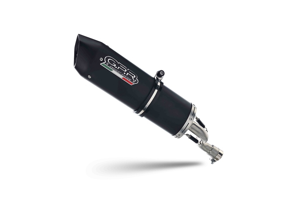 Scarico GPR compatibile con  Fantic Motor XEF 125 2025-2026, Furore Evo4 Nero, Terminale di scarico omologato,fornito con db killer estraibile,catalizzatore e collettore