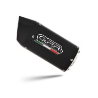 Scarico GPR compatibile con  Ktm Rc 390 2022-2024, Furore Evo4 Nero, Scarico omologato, silenziatore con db killer estraibile e raccordo specifico