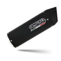 GPR exhaust compatible with  Ducati ST4 -ST4 S  1999-2005, Furore Nero, Dual Homologated legal slip-on exhaust including removable db killers and link pipes 