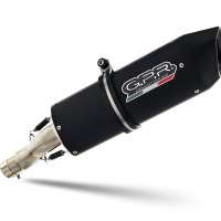 GPR exhaust compatible with  Gas Gas ES 700 2023-2024, Furore Evo4 Nero, Homologated legal slip-on exhaust including removable db killer, link pipe and catalyst 