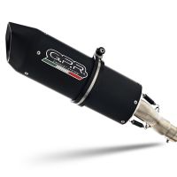 Scarico GPR compatibile con  Honda Forza 750 2025-2026, Furore Evo4 Nero, Scarico omologato, silenziatore con db killer estraibile e raccordo specifico