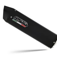 Scarico GPR compatibile con  Suzuki Burgman An 650 2013-2016, Furore Nero, Scarico completo omologato,fornito con db killer estraibile,catalizzatore e collettore