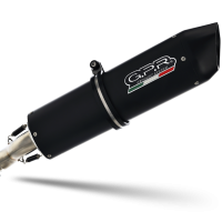 Scarico GPR compatibile con  Husqvarna TE 410 1999-2004, Furore Nero, Scarico omologato, silenziatore con db killer estraibile e raccordo specifico