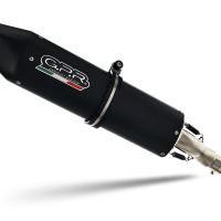 Scarico GPR compatibile con  Husqvarna Te 250 - Sm 250 R 2002-2004, Furore Nero, Scarico omologato, silenziatore con db killer estraibile e raccordo specifico