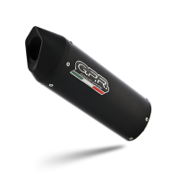 GPR exhaust compatible with  Honda Msx - Grom 125  2013-2017, Furore Nero, Racing full system exhaust  