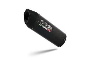 GPR exhaust compatible with  Honda Msx - Grom 125  2013-2017, Furore Nero, Racing full system exhaust  