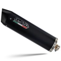 GPR escape compatible con  Aprilia Leonardo 150 1997-2006, Furore Nero, Escape completo racing, incluyendo colector y db killer desmontable, sin homologación 