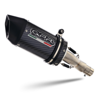 GPR exhaust compatible with  Honda Cbr 1000 Rr 2014-2016, Furore Poppy, Racing slip-on exhaust including link pipe 