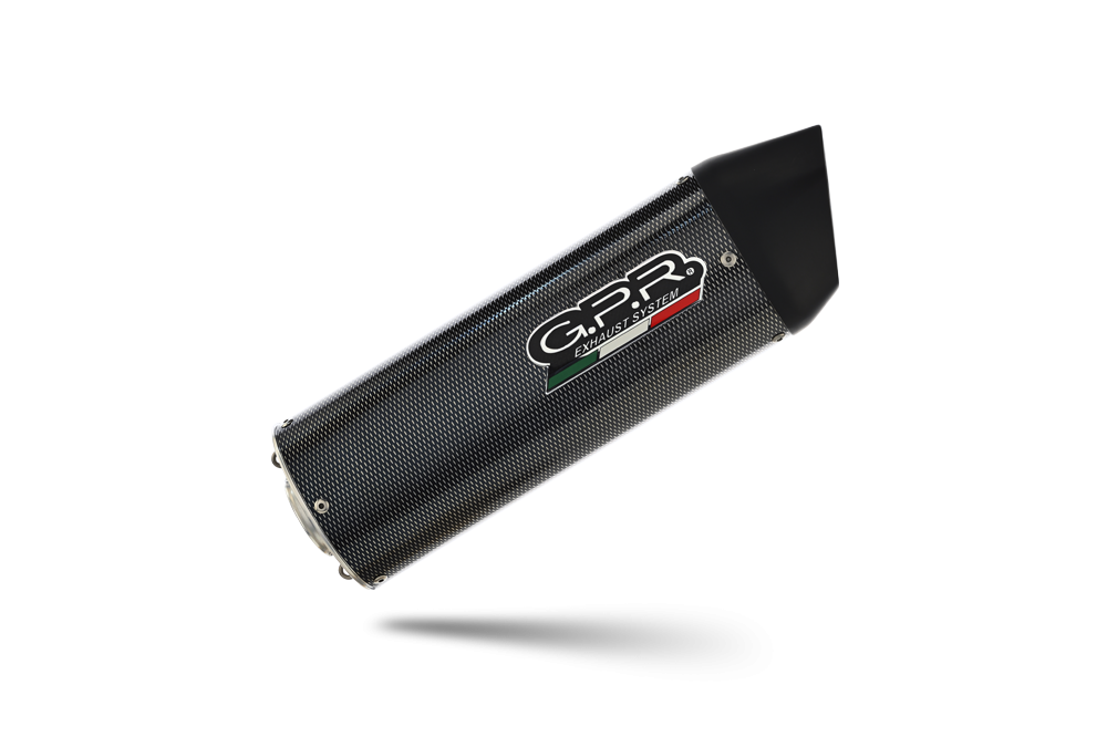 GPR exhaust compatible with  Ducati ST3 2004-2007, Furore Poppy, Dual Homologated legal slip-on exhaust including removable db killers and link pipes 