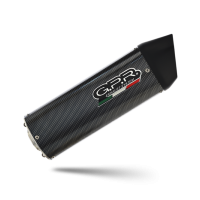 GPR exhaust compatible with  Ducati ST3 2004-2007, Furore Poppy, Dual Homologated legal slip-on exhaust including removable db killers and link pipes 