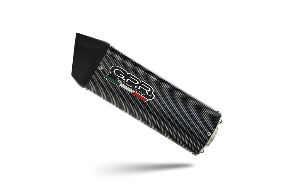 GPR exhaust compatible with  Beta Alp 4.0 2018-2020, Furore Evo4 Poppy, Homologated legal slip-on exhaust including removable db killer, link pipe and catalyst 