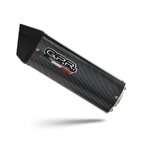GPR exhaust compatible with  Beta Alp 4.0 2018-2020, Furore Evo4 Poppy, Homologated legal slip-on exhaust including removable db killer, link pipe and catalyst 