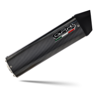Scarico GPR compatibile con  Bmw K 1600 Gt 2022-2024, Furore Evo4 Poppy, Coppia di terminali di scarico omologati, forniti con db killer removibili e raccordi specifici