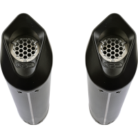 Scarico GPR compatibile con  Bmw K 1600 Gt 2022-2024, Furore Evo4 Poppy, Coppia di terminali di scarico omologati, forniti con db killer removibili e raccordi specifici