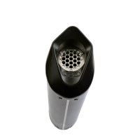 Scarico GPR compatibile con  Cf Moto 400 NK 2021-2023, Furore Evo4 Poppy, Terminale di scarico omologato,fornito con db killer estraibile,catalizzatore e collettore