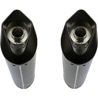 GPR exhaust compatible with  Ducati ST3 2004-2007, Furore Poppy, Dual Homologated legal slip-on exhaust including removable db killers and link pipes 