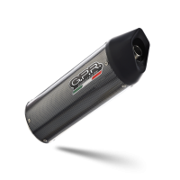 Scarico GPR compatibile con  Husqvarna TE 410 E  2005-2006, Furore Poppy, Terminale di scarico semi-completo, omologato, con db killer estraibile e raccordo specifico