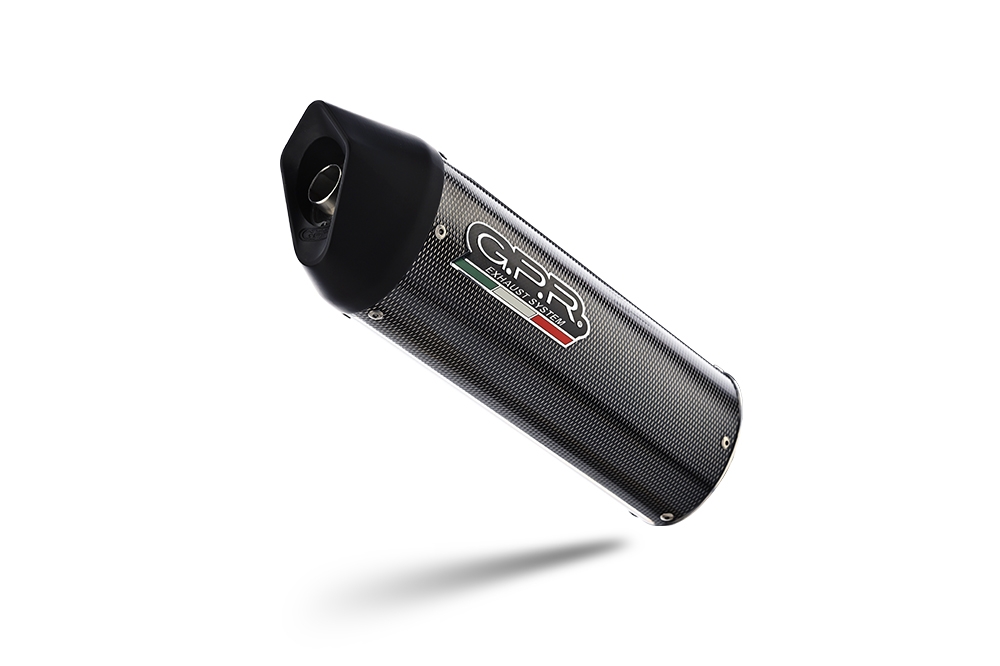 Scarico GPR compatibile con  Kawasaki Versys 650 2006-2014, Furore Poppy, Terminale di scarico omologato, fornito con db killer estraibile, catalizzatore e raccordo specifico