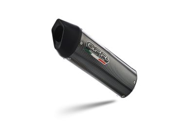 GPR exhaust compatible with  Yamaha Mt-10 2016-2024, Furore Poppy, Racing mid-full system exhaust 