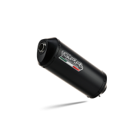 Scarico GPR compatibile con  Kawasaki Er 6 N - F  2005-2011, Ghisa , Scarico omologato, silenziatore con db killer estraibile e raccordo specifico
