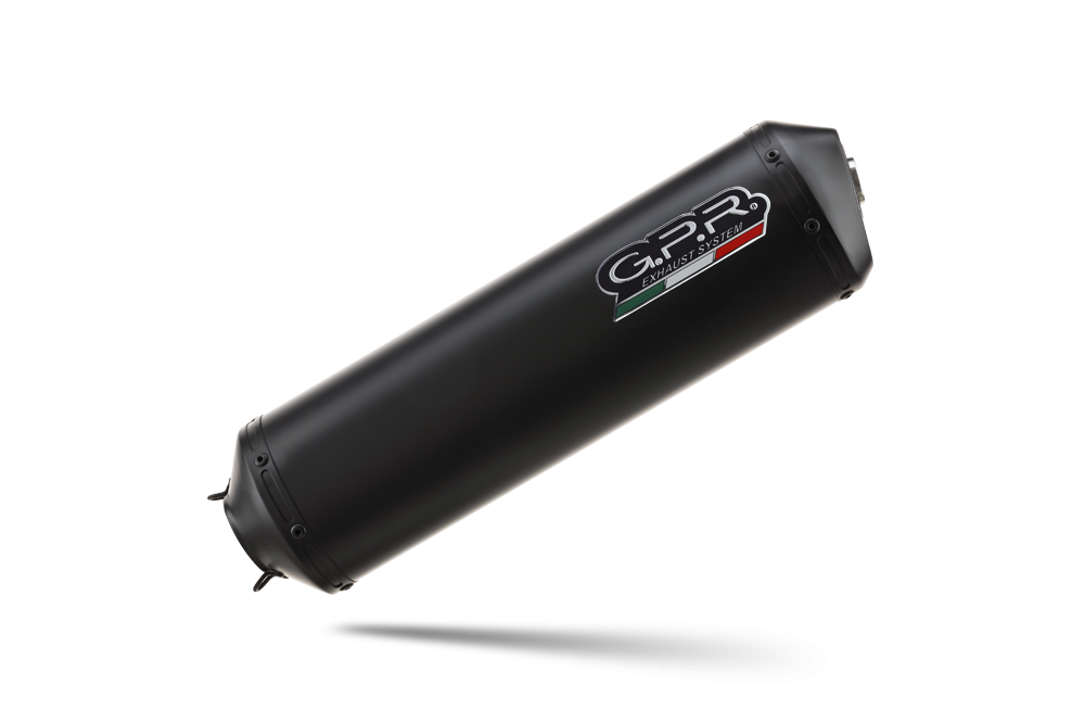 Scarico GPR compatibile con  Bmw R 1150 R 2000-2006, Ghisa , Scarico omologato, silenziatore con db killer estraibile e raccordo specifico