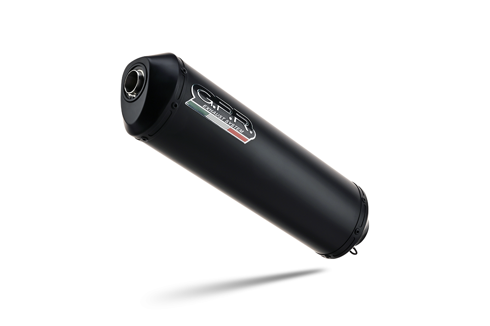 Scarico GPR compatibile con  Honda Transalp XL 650 V 2000-2006, Ghisa , Scarico omologato, silenziatore con db killer estraibile e raccordo specifico