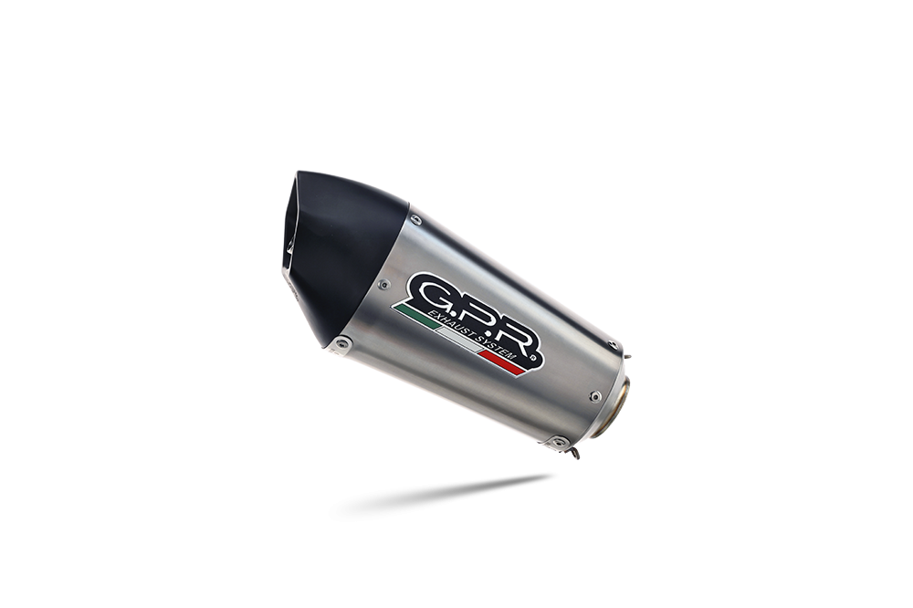 Scarico GPR compatibile con  Kawasaki Z 900 2017-2019, M3 Black Titanium, Scarico completo racing,fornito con collettore specifico, non legale per uso stradale