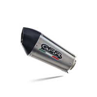 Scarico GPR compatibile con  Kawasaki Z 900 2017-2019, M3 Black Titanium, Scarico completo racing,fornito con collettore specifico, non legale per uso stradale