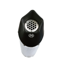Scarico GPR compatibile con  Yamaha Tenere 700 2021-2024, GP Evo4 Titanium, Scarico omologato, silenziatore con db killer estraibile e raccordo specifico