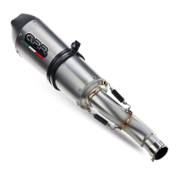 Scarico GPR compatibile con  Yamaha Tenere 700 2021-2024, GP Evo4 Titanium, Scarico omologato, silenziatore con db killer estraibile e raccordo specifico