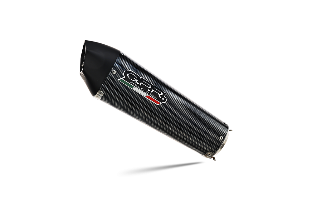 Scarico GPR compatibile con  Yamaha Tenere 700 2021-2024, GP Evo4 Poppy, Scarico omologato, silenziatore con db killer estraibile e raccordo specifico